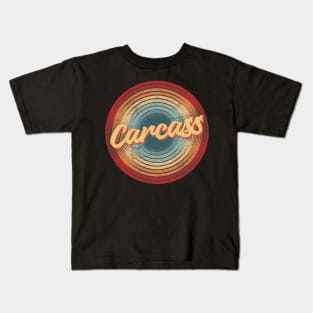 Carcass Vintage Circle Kids T-Shirt